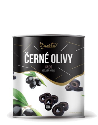 BASSTA Čierne olivy krájané 3kg