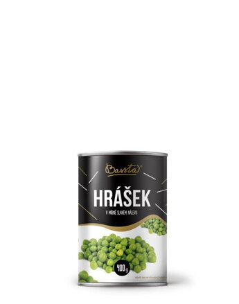 BASSTA Hrášok v jemne slanom náleve 400g