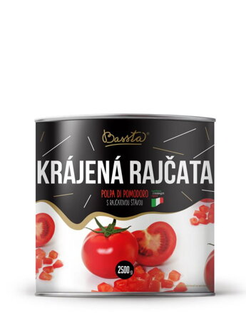 BASSTA Krájané rajčiny 2550g