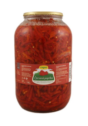 RAPA Paprika červená štvrtky 3500g