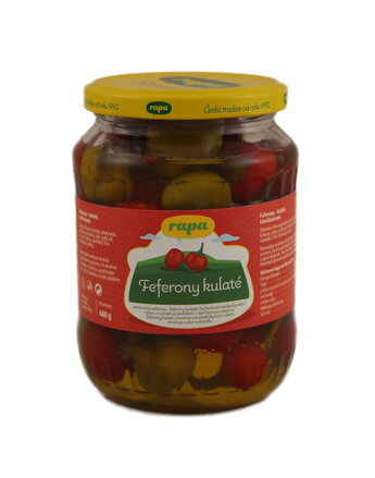 RAPA Feferóny guľaté 680g
