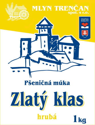 Pšeničná múka hrubá  Zlatý klas T450 1kg