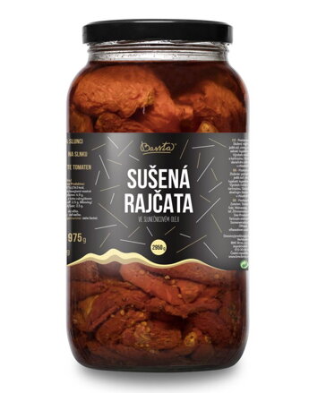 BASSTA Rajčiny sušené v slnečnicovom oleji 2950g