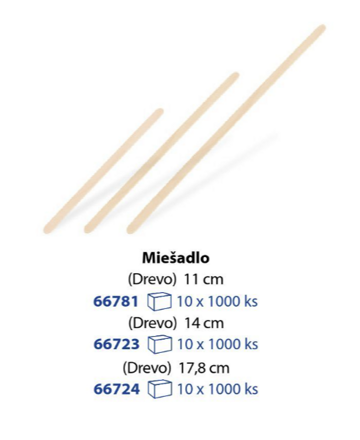 Miešadlo drevo 17,8cm