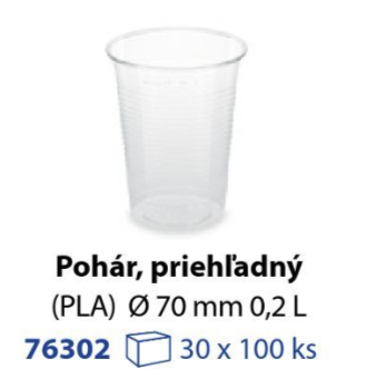 Pohár BIO 0,2L