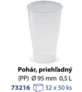 Pohár PP 0,5L