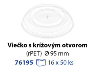 Viečko ploché 95mm