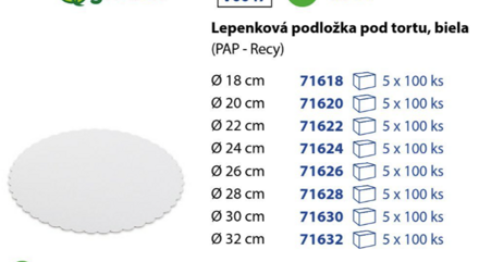 Podložka pod tortu O28cm