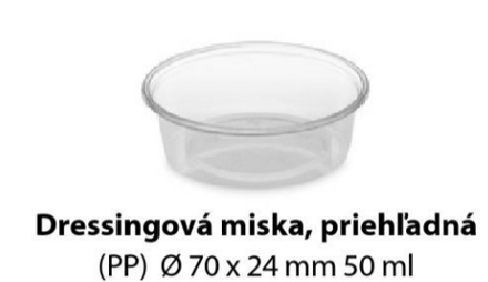 Dressingová miska 50ml