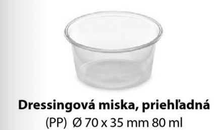 Dressingová miska 80ml