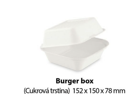 Box na hamburger BIO 