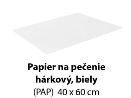 Papier na pečenie hárky 