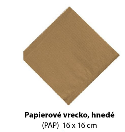 Papierové vrecko  16 x 16cm