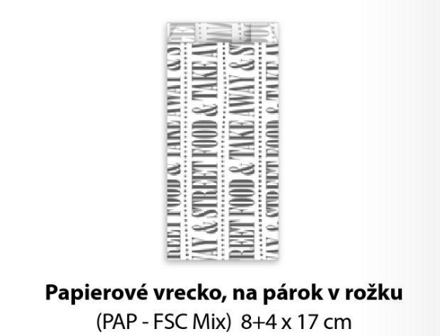 Vrecko na párok v rožku