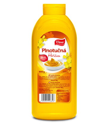 VIVA Horčica plnotučná 880g