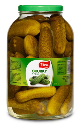 VIVA Uhorky 9-12 cm, 3500g