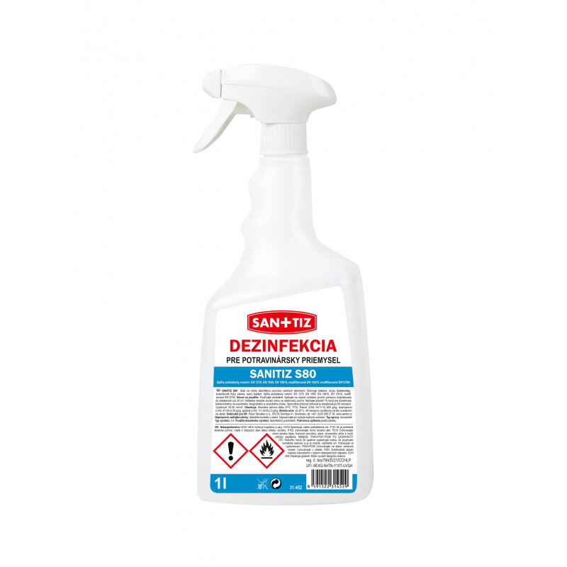 SANITIZ čistiaci dezinfekčný prostriedok na kuchyne 500ml