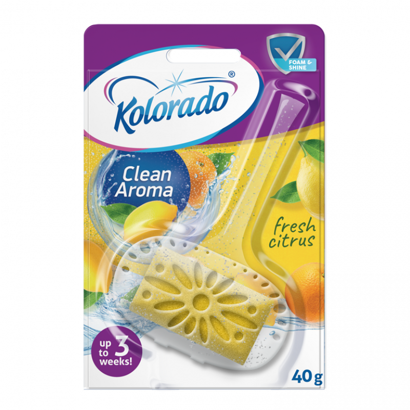 WC blok Kolorado Clean Aroma Čerstvý Citrus 40g WC blok Kolorado Clean Aroma Čerstvý Citrus 40g