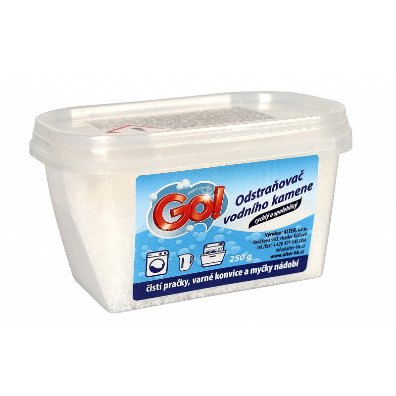 GO! ODSTRAŇOVAČ VODNÉHO KAMEŇA 250g GO! ODSTRAŇOVAČ VODNÉHO KAMEŇA 250g