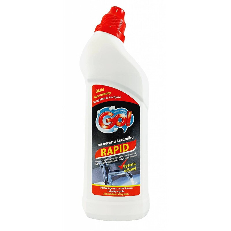GO! RAPID 750ml na hrdzu a vodný kameň GO! RAPID 750ml na hrdzu a vodný kameň