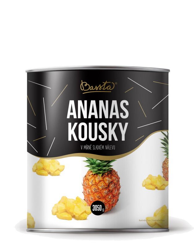 BASSTA Ananás kocky 3060g