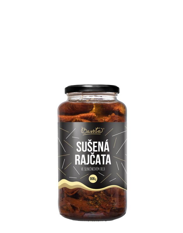 BASSTA Rajčiny sušené v slnečnicovom oleji 906g