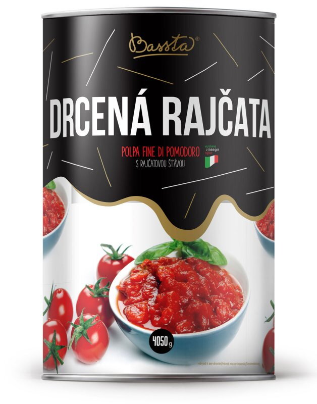 BASSTA Drtené rajčiny 4050g