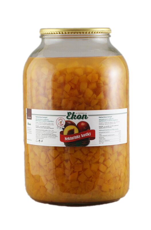 RAPA Kompót nektarínky kocky  3,5 kg