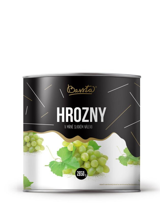BASSTA Hrozno biele 2650g