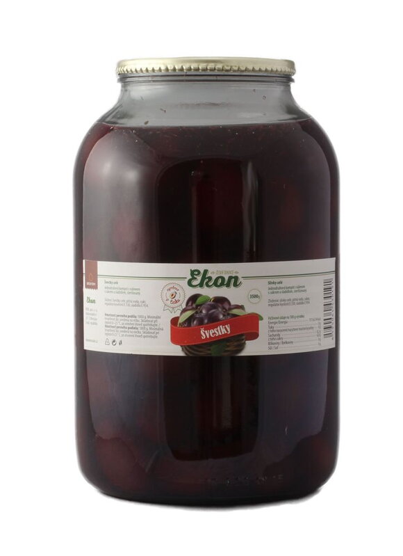 RAPA Kompót slivky CELÉ 3,5kg