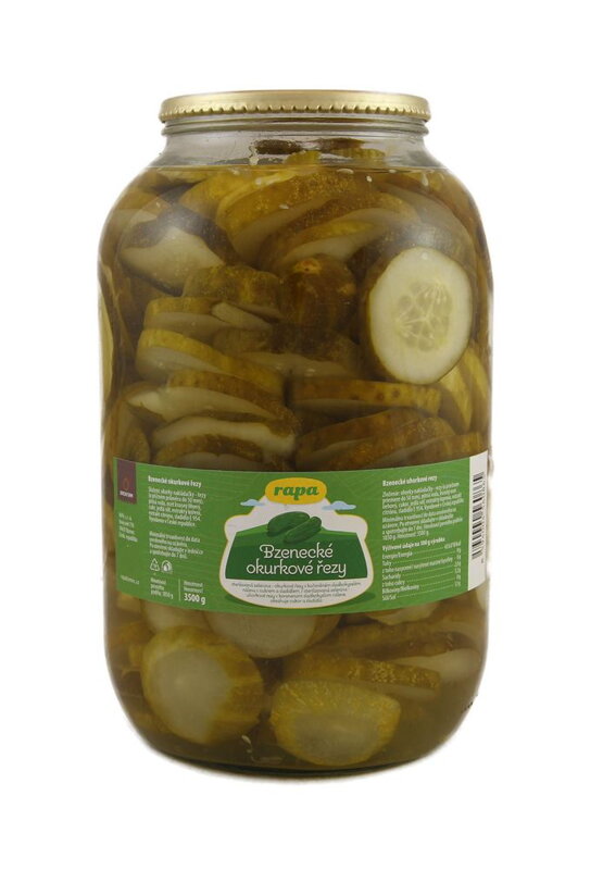 RAPA Uhorky BZENECKÉ rezy, 3500g