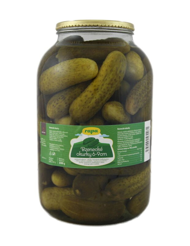 RAPA Uhorky BZENECKÉ 6-9 cm, 3500g