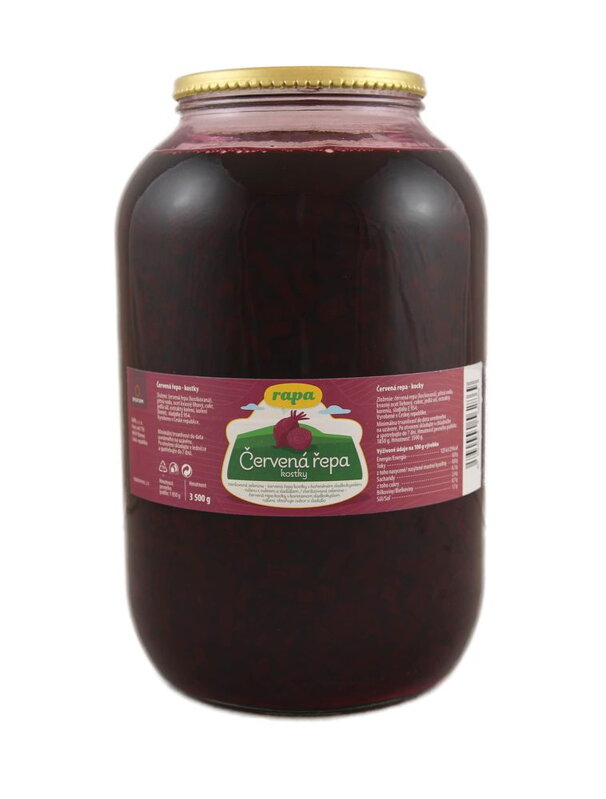 RAPA Repa červená kocky  3500g   