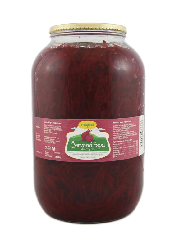 RAPA Repa červená pásiky  3500g
