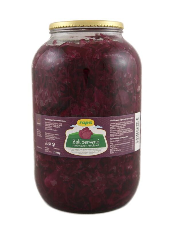RAPA Kapusta červená krájaná 3500g