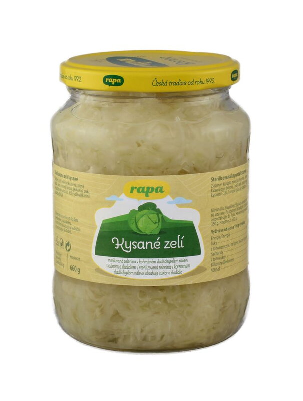 RAPA Kyselá kapusta biela  680g 