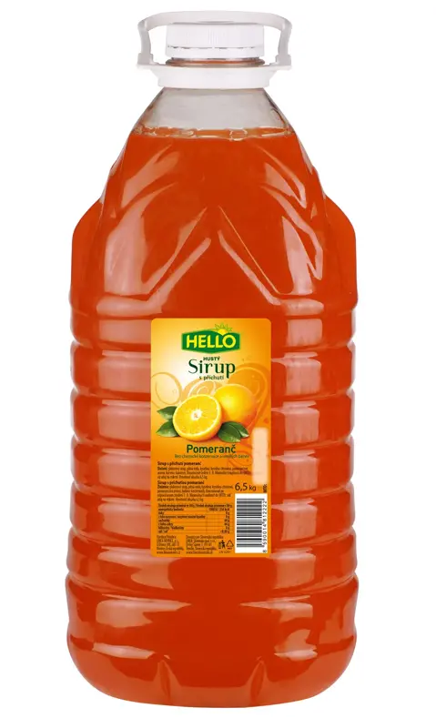 Sirup pet HELLO pomaranč 5L
