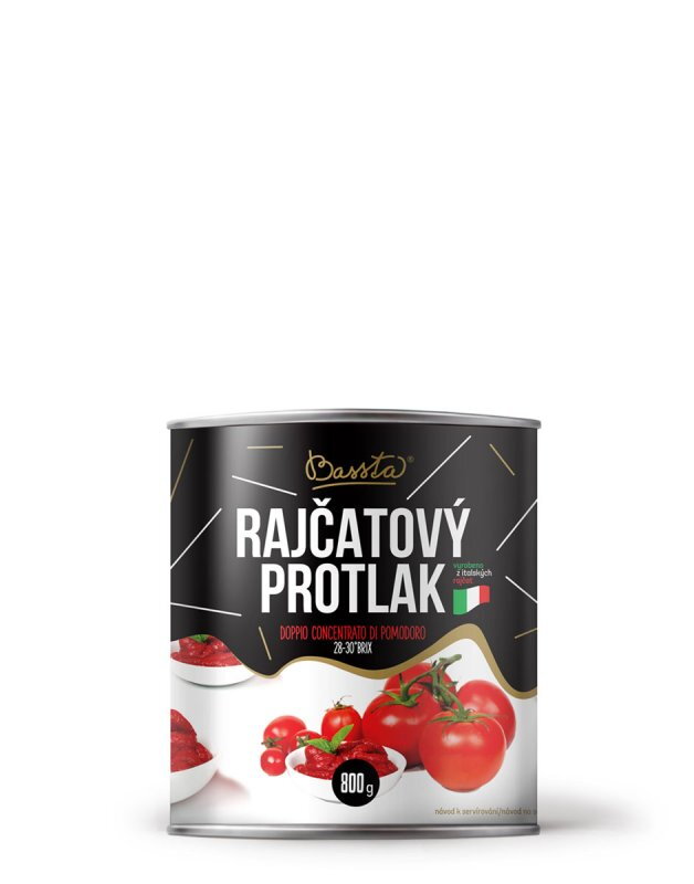 BASSTA Rajčinový pretlak zahustený 28/30, 800g