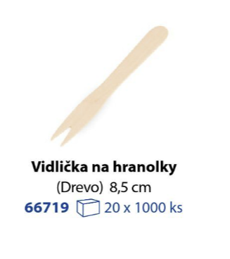Vidlička na hranolky 8,5cm