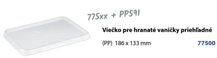 Viečko pre hranaté vaničky