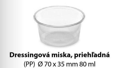 Dressingová miska 80ml