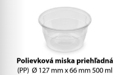 Polievková miska 500ml
