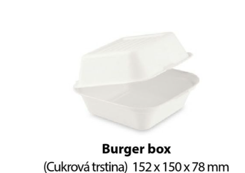 Box na hamburger BIO 