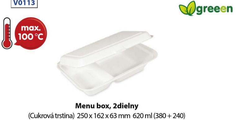 Menu box 2-dielny BIO