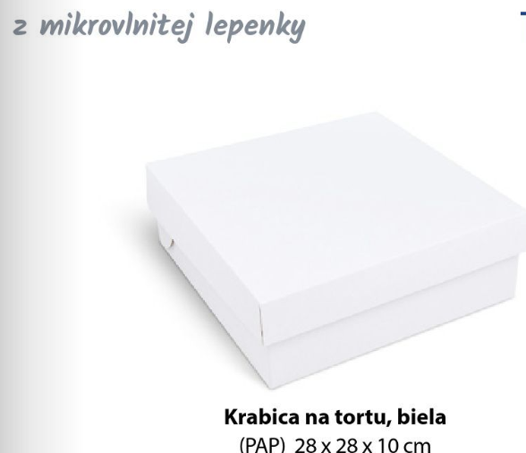 Zákusková krabica 