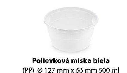 Polievková miska 500ml