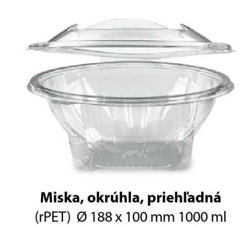 Miska s viečkom 1L