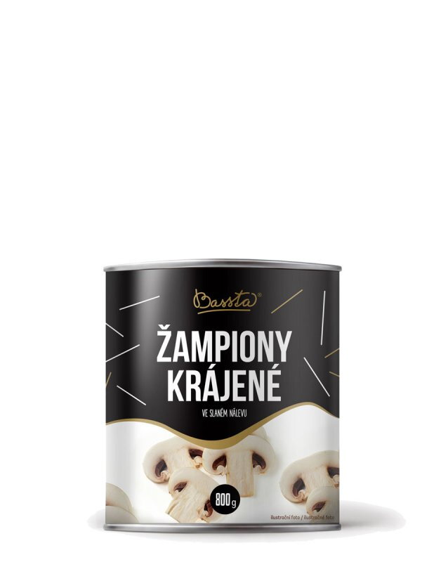 BASSTA Šampióny  krájané 800g