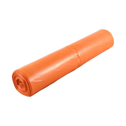 LDPE vrecia oranžové 700x1100/40mic 120L 25 ks