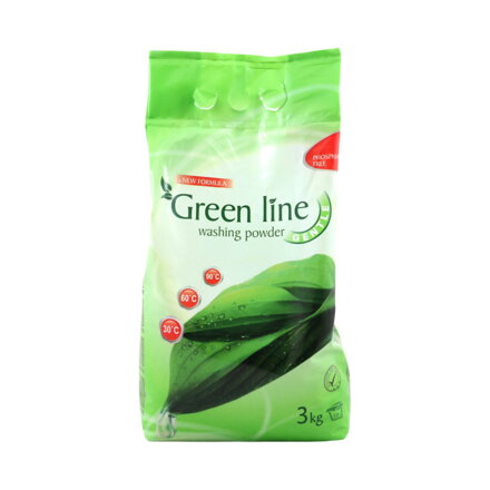 Prací prášok GREEN LINE GENTLE 3 kg